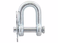 Manille, Ø axe10mm, Largeur de mâchoire: 18mm - Vendu par 5