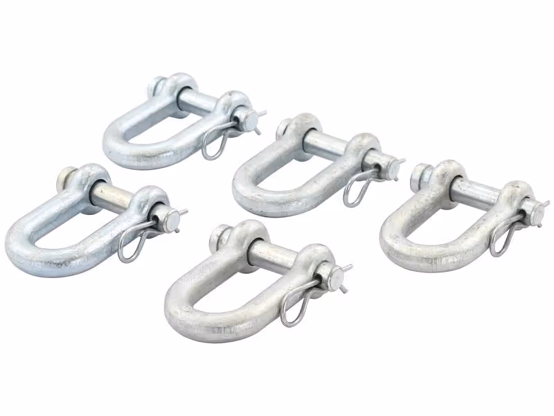 Manille, Ø axe13mm, Largeur de mâchoire: 25.4mm - Vendu par 5