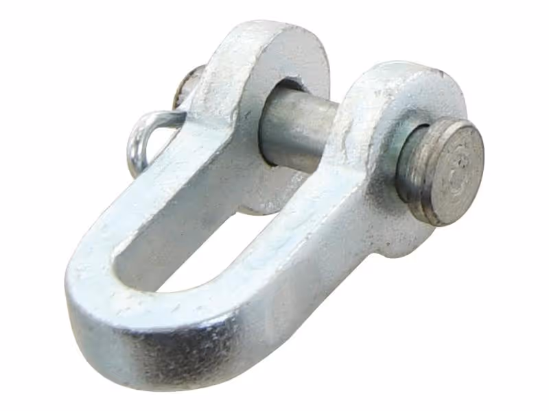 Manille, Ø axe8mm, Largeur de mâchoire: 18mm - Vendu par 10 - adaptable sur tracteurs Massey Ferguson - ref 180333M1