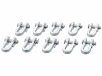 Manille, Ø axe8mm, Largeur de mâchoire: 18mm - Vendu par 10