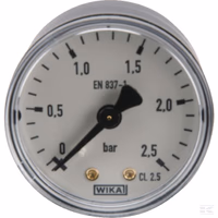 Manom., rac. ar. ø50 0-2,5bar