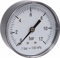 Manometre 1/4" diam 63mm /vrac 12 bars