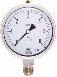 Manometre pulverisateur de contrôle en inox Adaptable