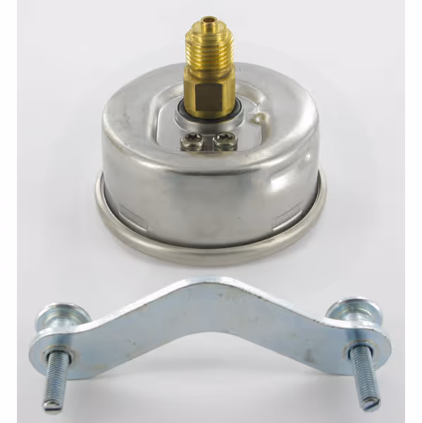 Manomètre Ø 63 mm 400bar/6000psi Inox- raccord arrière