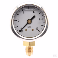Manomètre Ø40 0-10bar 1/8" inf.