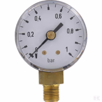 Manomètre Ø40 0-1bar 1/8" inf.