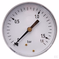 Manomètre Ø63 0-1,6bar ¼ ar.