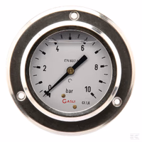 Manomètre Ø63 0-10bar ¼