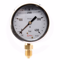 Manomètre Ø63 0-400bar ¼" inf.