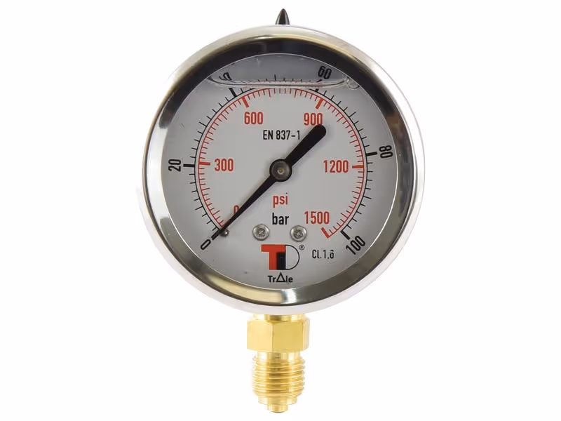 Manomètre Ø63mm (0-100 bar)
