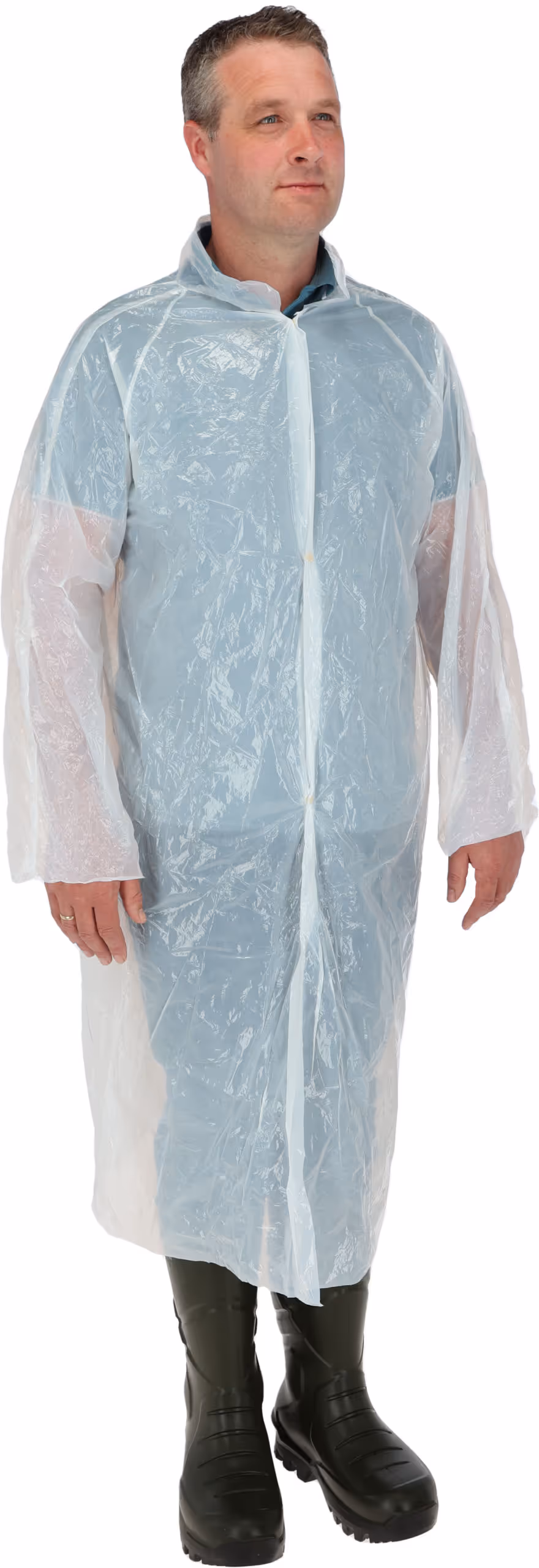 Manteau à usage unique blanc, 120cm