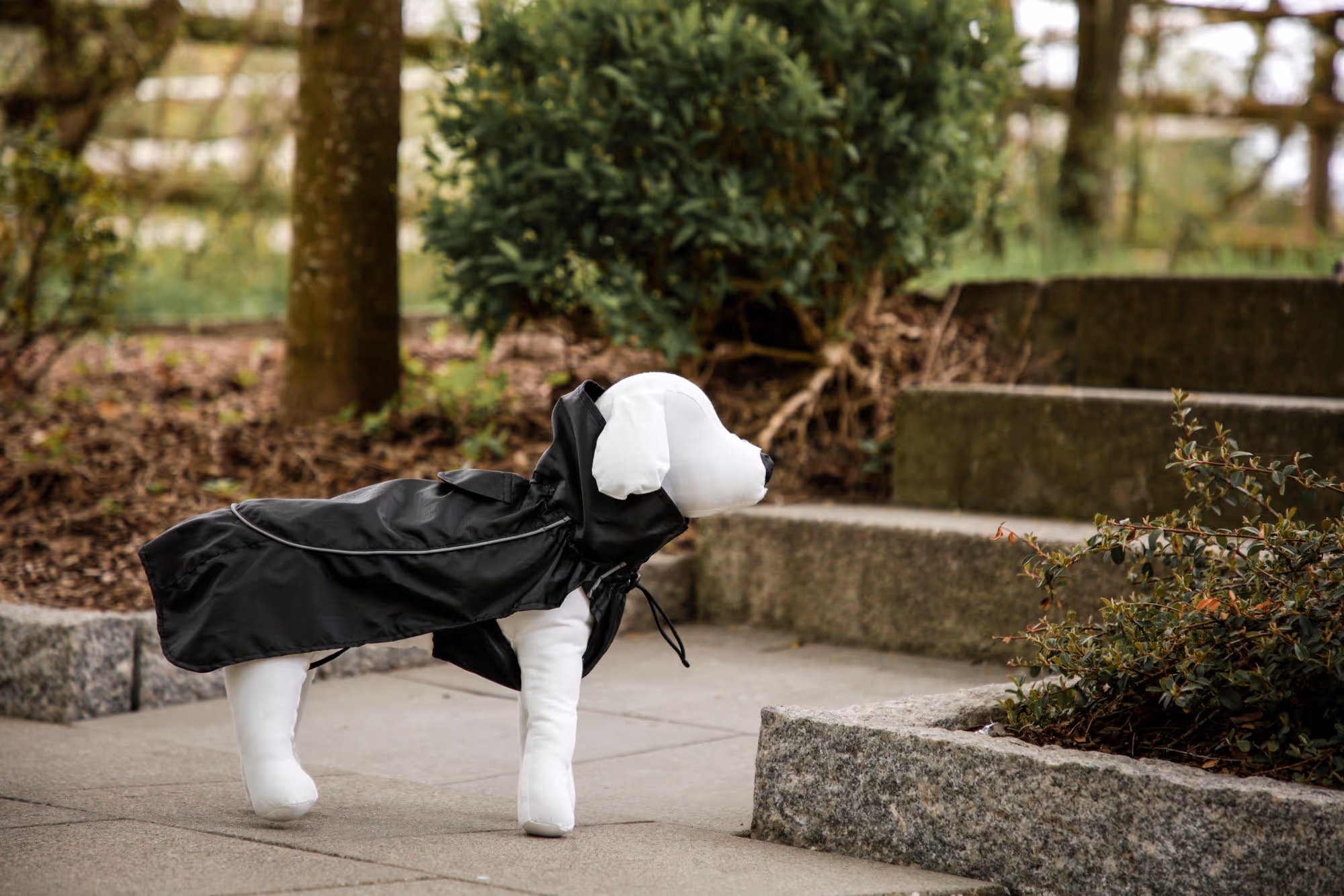 Manteau de pluie Forks noir, taille L, 45cm