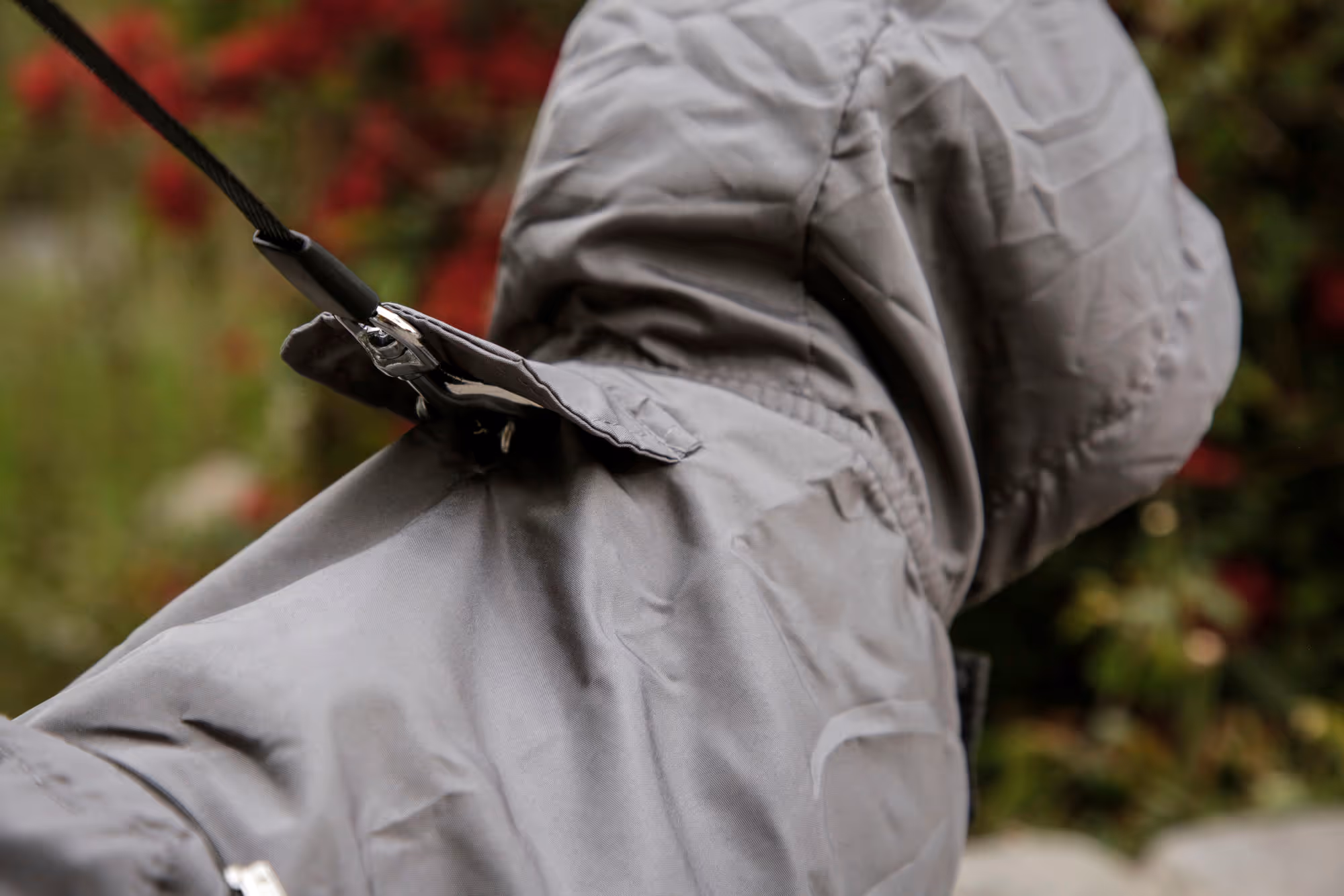 Manteau de pluie Seattle gris, taille L, 45cm