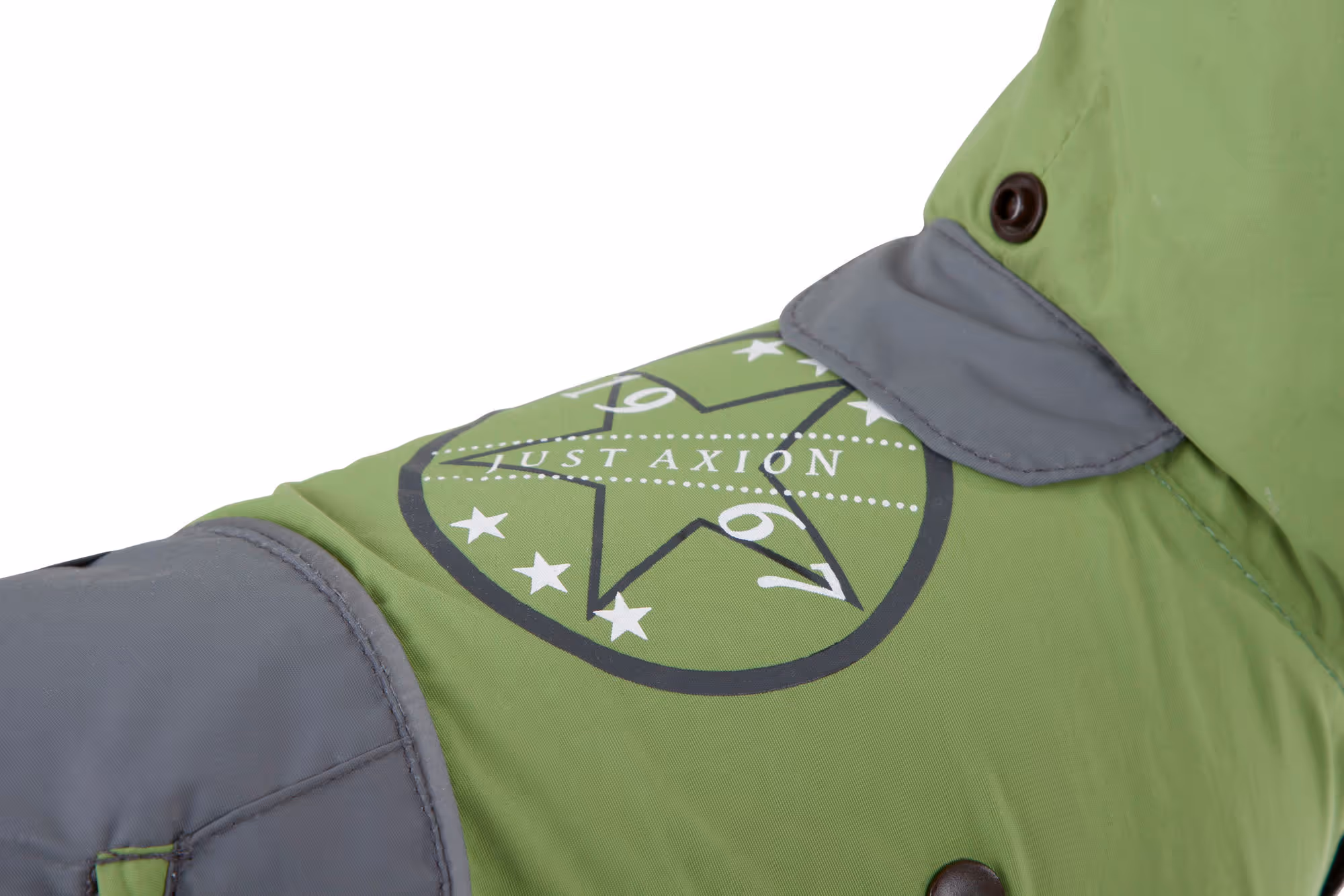 Manteau pour chien Vancouver gris/vert, taille L, 45cm