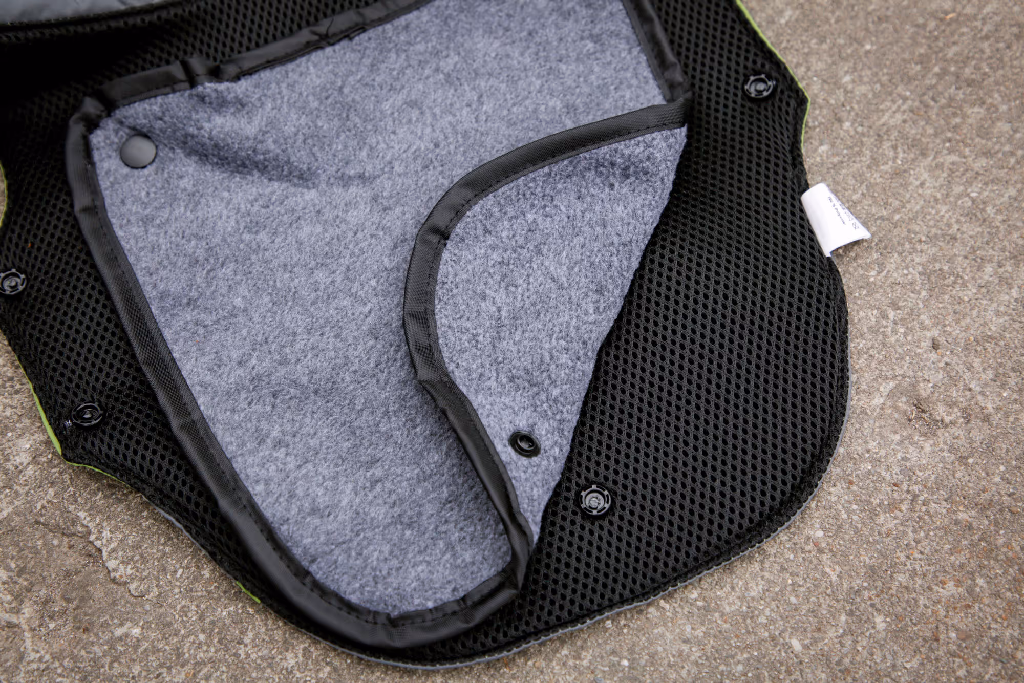 Manteau pour chien Vancouver gris/vert, taille L, 45cm