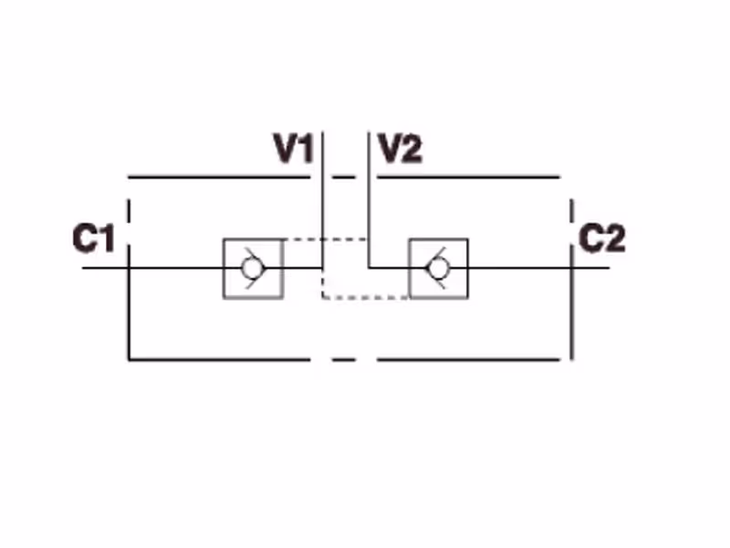 MARCHESINI Clapet anti-retour piloté 1/2'' BSP (50 L/mn Débit)