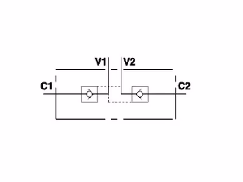 MARCHESINI Clapet anti-retour piloté 3/8'' BSP (30 L/mn Débit)