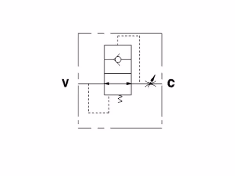 MARCHESINI Clapet de sécurité (anti-rupture) 3/8'' BSP (50 L/mn Débit)