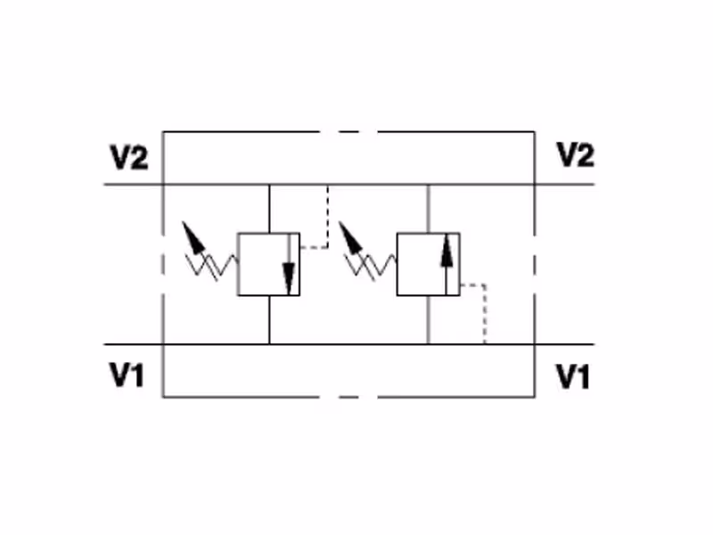 MARCHESINI Limiteur de pression double à action directe 3/8'' BSP (45 L/mn Débit)