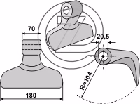 Marteau broyeur Adaptable