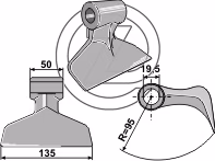 Marteau broyeur Berti MA/3922 Adaptable