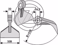 Marteau broyeur Ferri 0901134 Adaptable