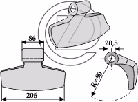 Marteau broyeur Herder 95722004 Adaptable