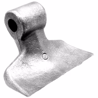 Marteau de broyeur 135x50 mm Ø20.5 mm R95 mm Berti