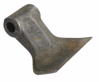 Marteau de broyeur 69x130 mm rayon 125 mm alésage 20.5 mm Sauerburger 10024