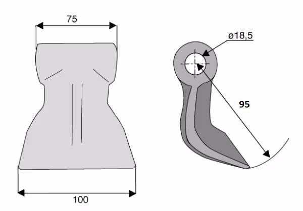Marteau broyeur Adaptable