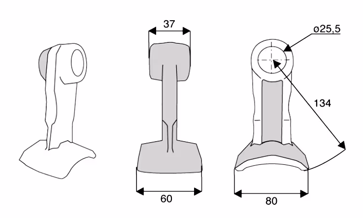 Marteau broyeur Mc Connel 7314366 Adaptable