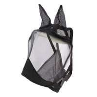 Masque anti-mouches "Supercut" noir pour poney EQUITHEME