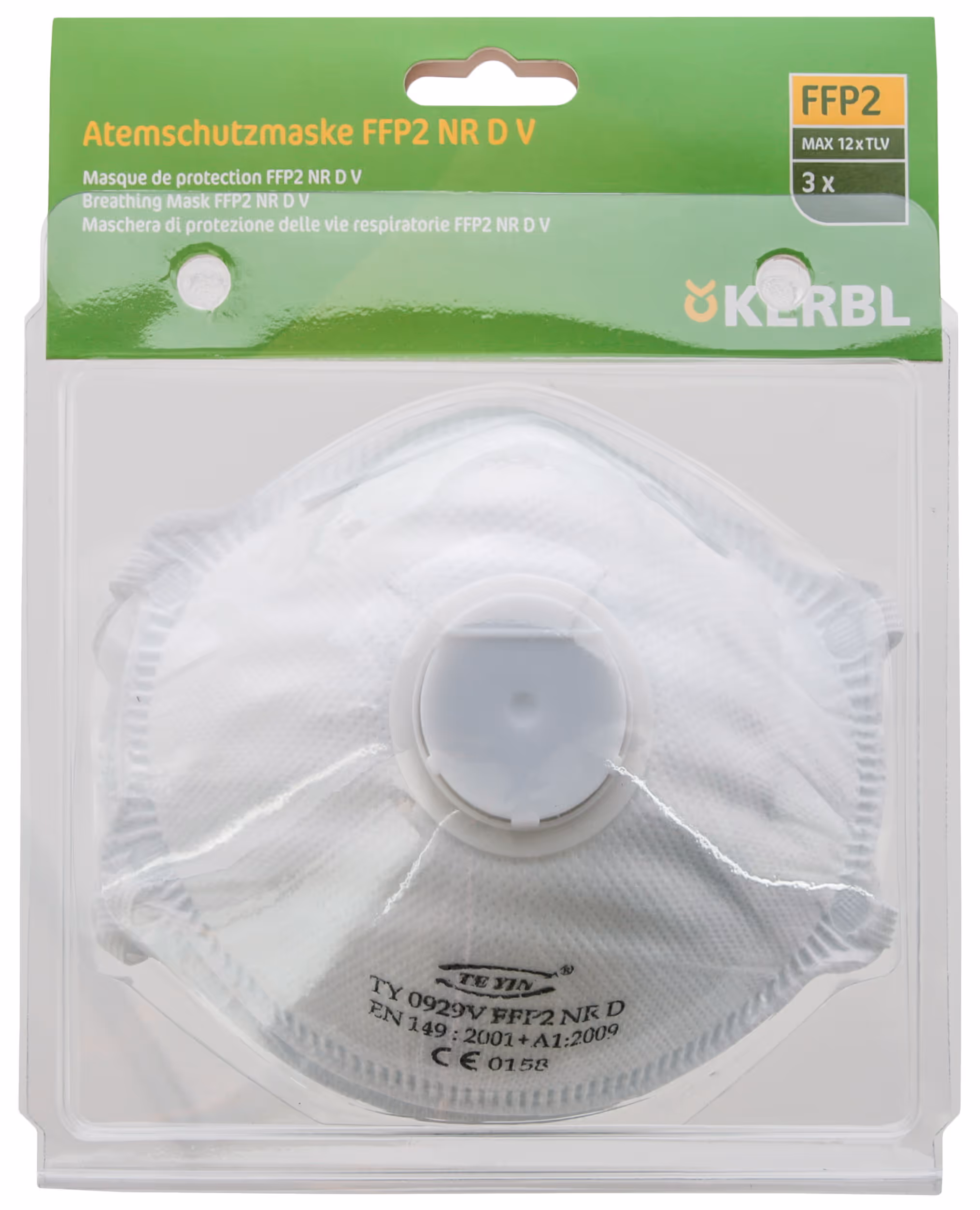 Masque FFP2 NR D avec valve
