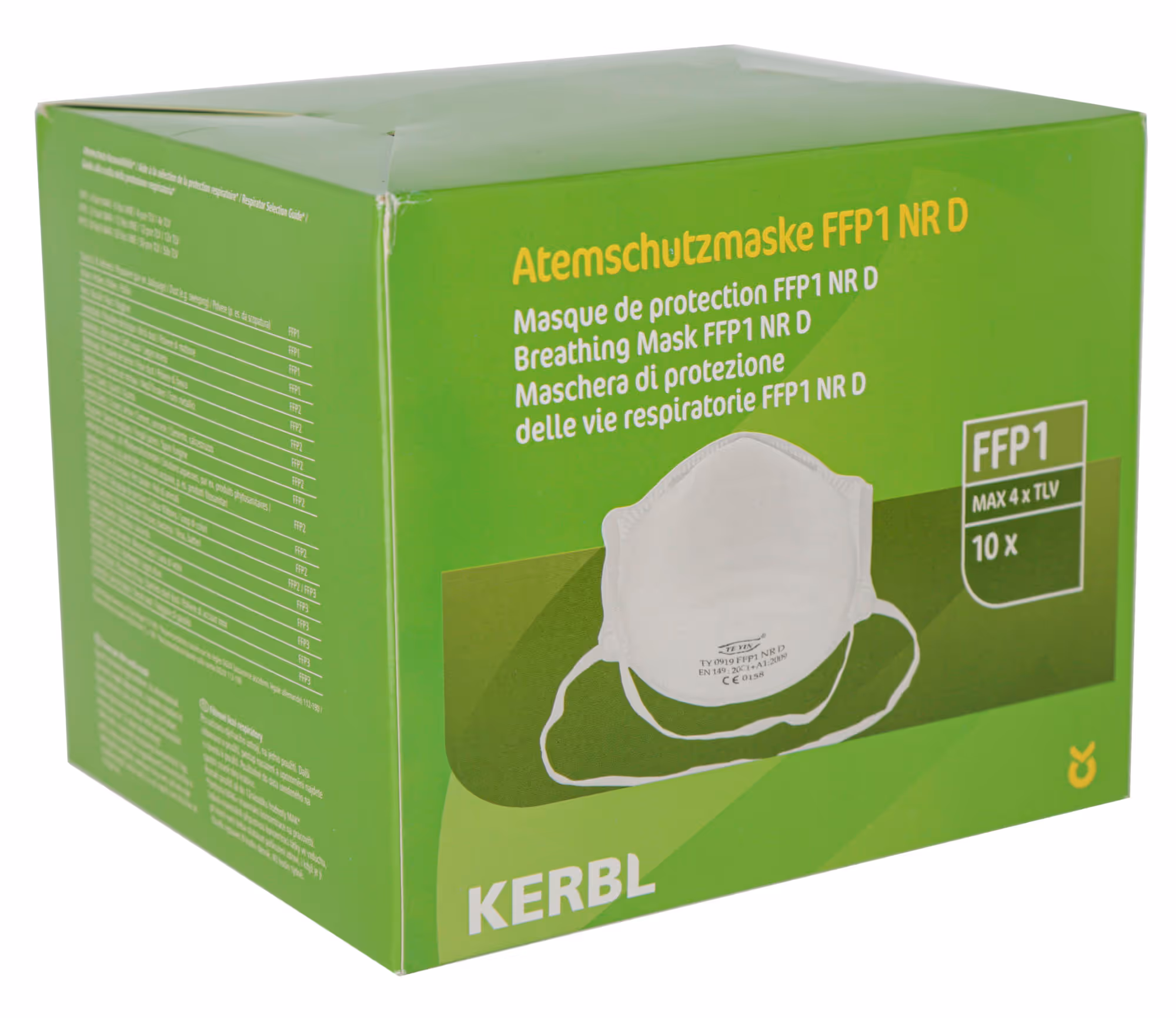 Masque pour poussière fine FFP1 NR D