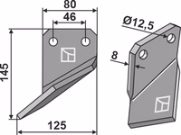 Massano | Dent rotative, gauche