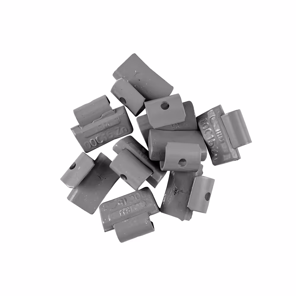 Masse d'equilibrage en zinc 15g. jante alliage