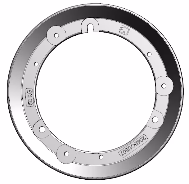 Masse de roue 50 Kg 579x395x92 mm entraxe 430 mm Pateer France