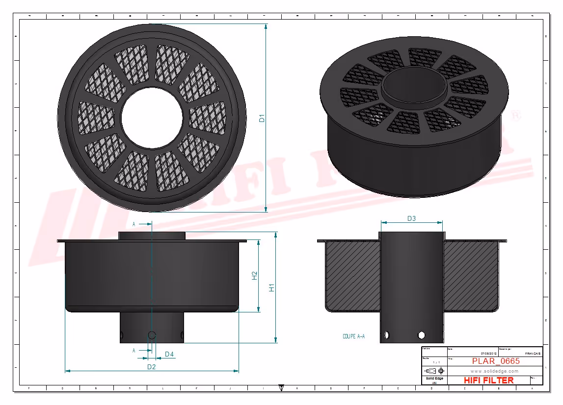 MASSE FILTRANTE Hifi Filter SAM 7106