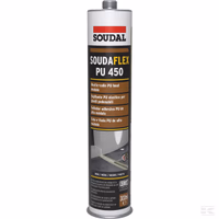 Mastic colle PU élastique haut Module SNJF PU450 (noir) 300mL