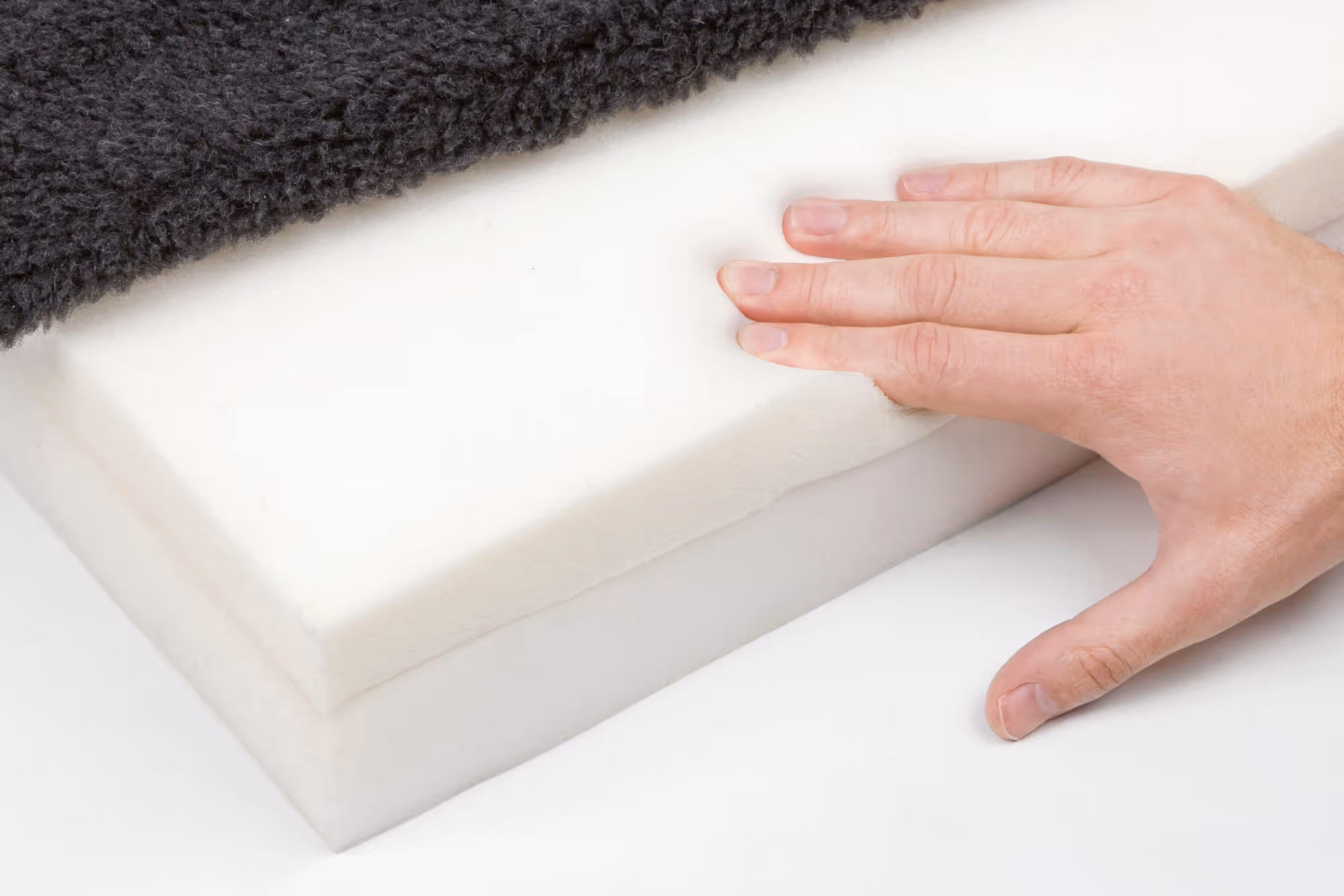 Matelas Memory-Foam beige/anthracite, 115X75cm