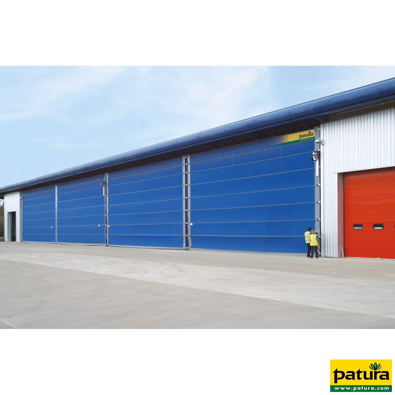 Maxidoor hauteur 7,10 m, largeur 17,00 m