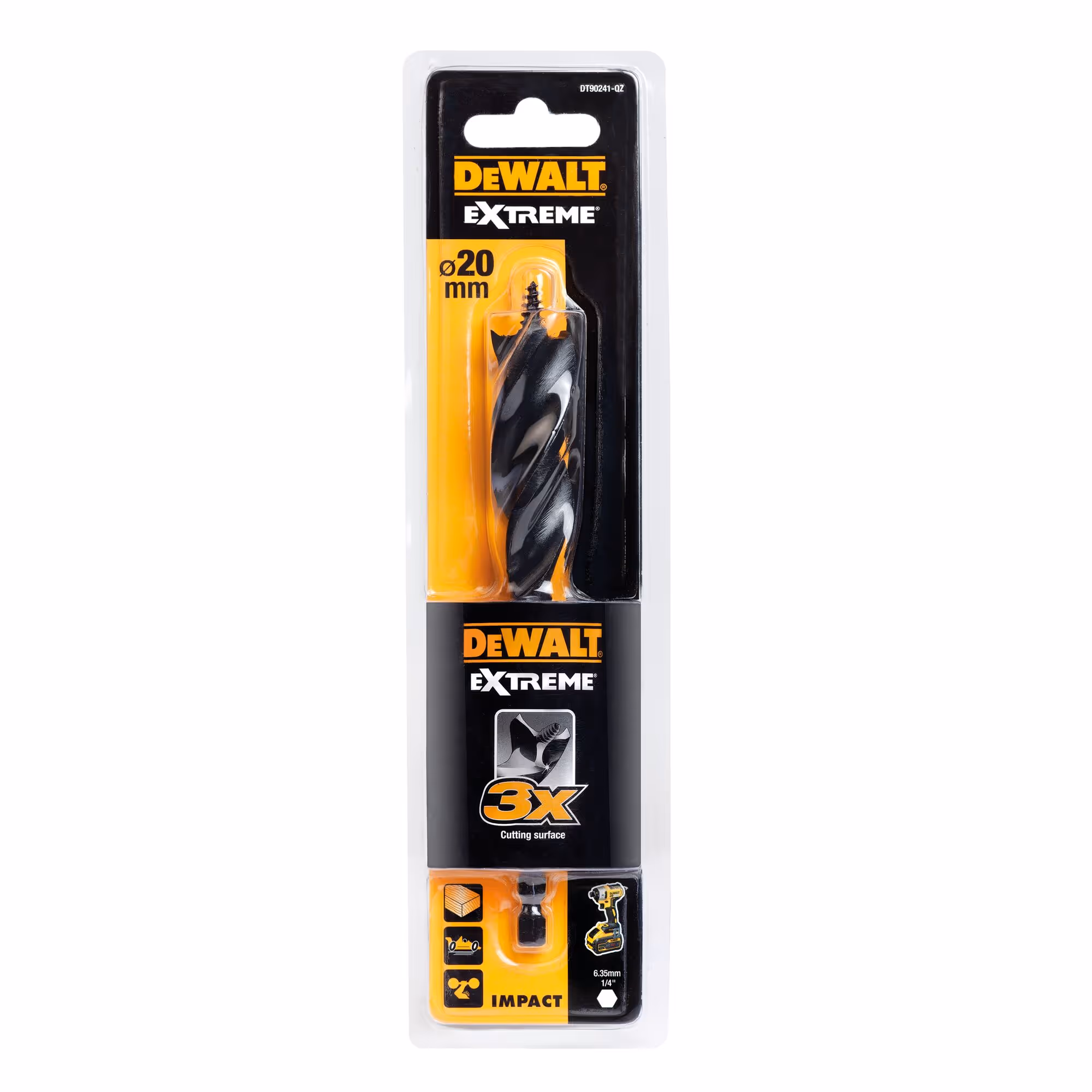 Mèche à bois 3 pointes Extreme 20 x 152 mm