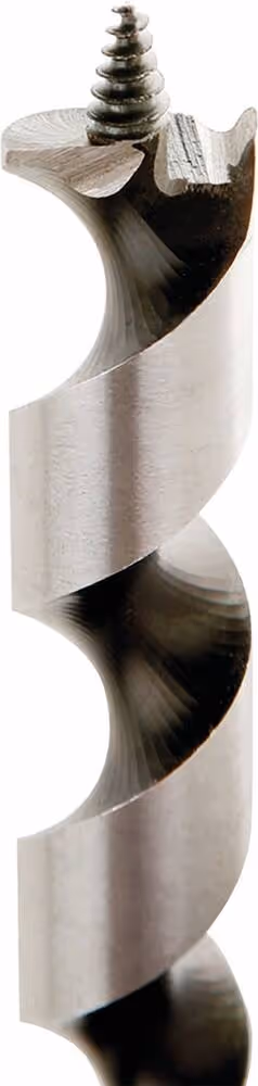 MECHE BOIS SPIRALE UNIQUE ATTACHEMENT HEXAGONAL  Ø 8x460MM