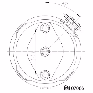 Membrane de cylindre avec matériel de construction