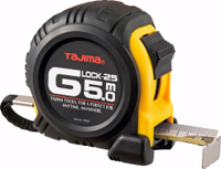 MESURE 5M 25MM G LOCK JAUNE *TAJIMA*/BLISTER