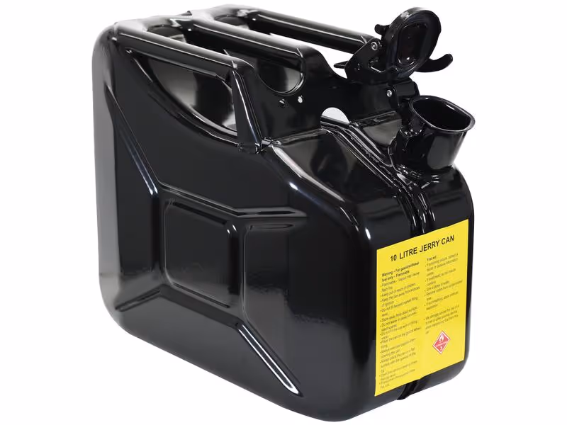 métallique Bidon - noir 10 litre (diesel)