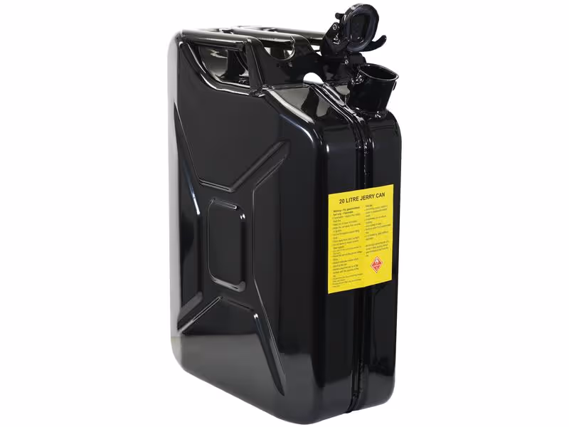 métallique Bidon - noir 20 litre (diesel)