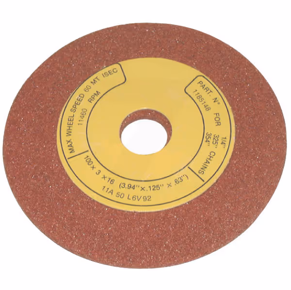Meule d'affûtage 100x3x16mm