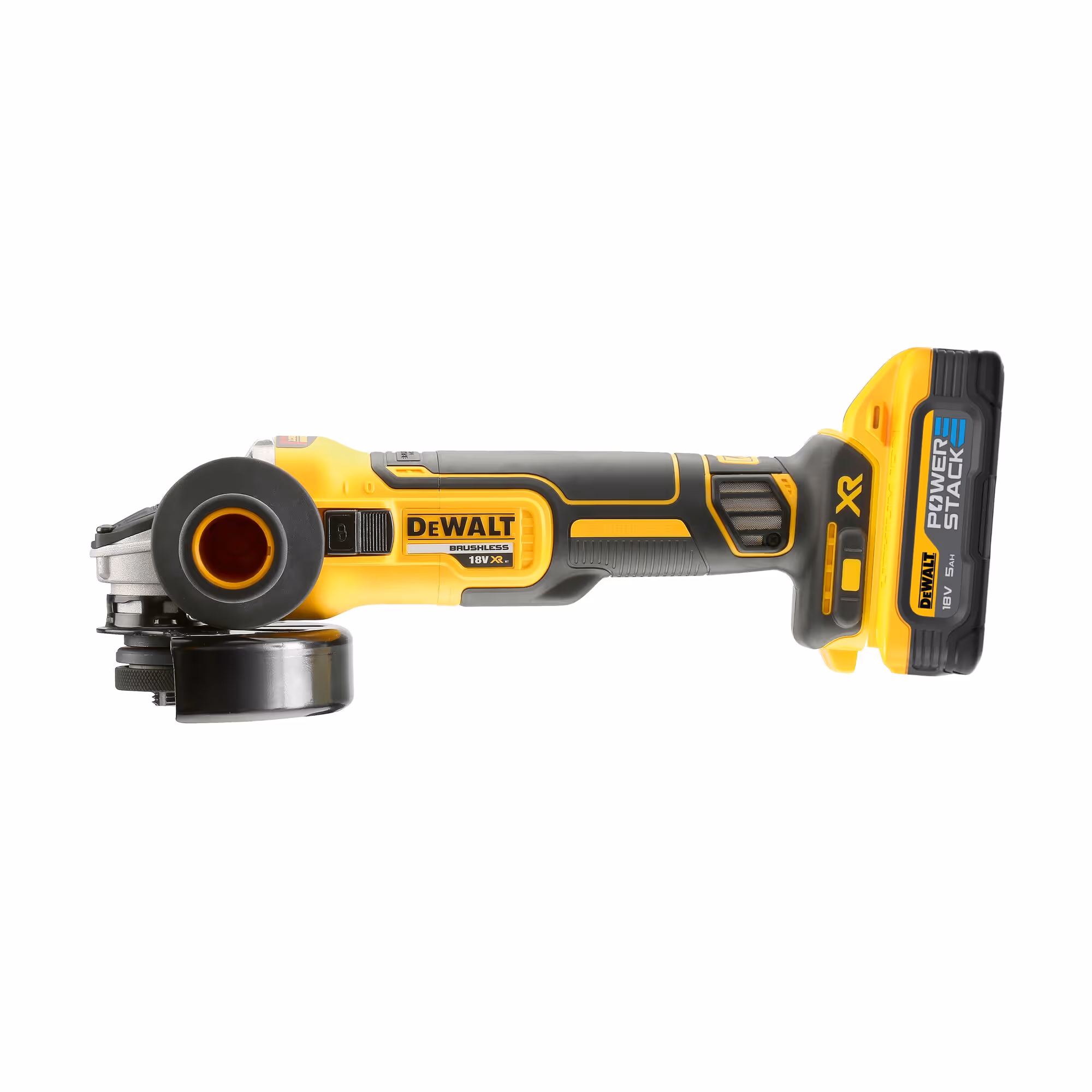 Meuleuse 125 mm XR 18V 5Ah Li-Ion Brushless POWERSTACK avec batteries