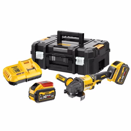 Meuleuse 125 mm XR FLEXVOLT 54V 3Ah Li-Ion Brushless avec batteries 